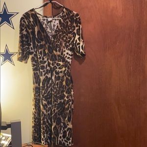 Leopard print dress